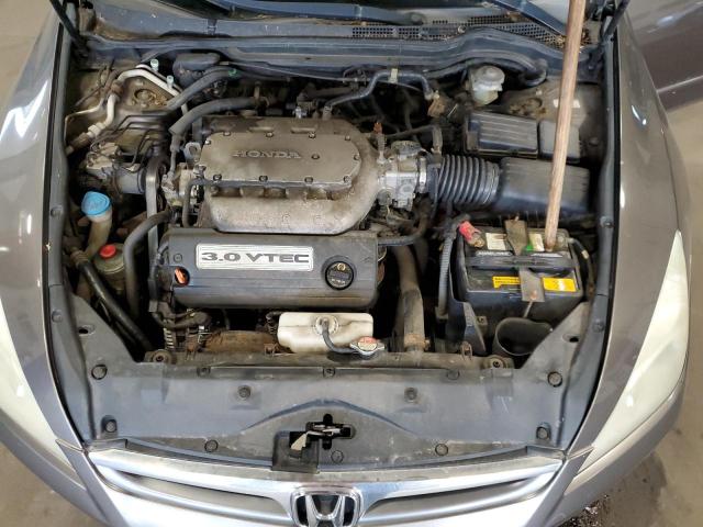 1HGCM66587A048746 - 2007 HONDA ACCORD EX GRAY photo 11