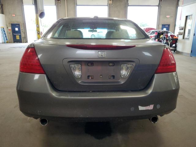 1HGCM66587A048746 - 2007 HONDA ACCORD EX GRAY photo 6