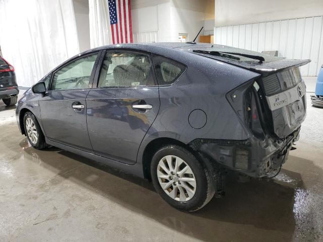 JTDKN3DP5C3005118 - 2012 TOYOTA PRIUS PLUG Сірий фото 2
