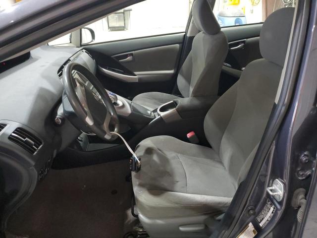 JTDKN3DP5C3005118 - 2012 TOYOTA PRIUS PLUG Сірий фото 7