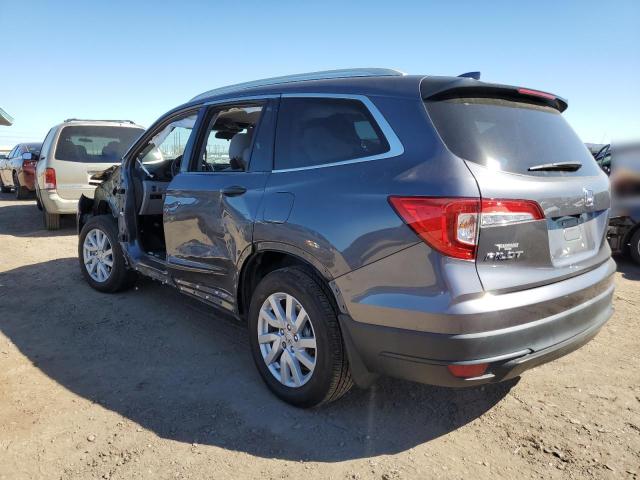 5FNYF5H1XKB016867 - 2019 HONDA PILOT LX GRAY photo 2