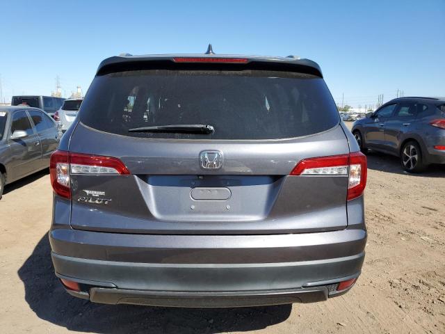 5FNYF5H1XKB016867 - 2019 HONDA PILOT LX GRAY photo 6