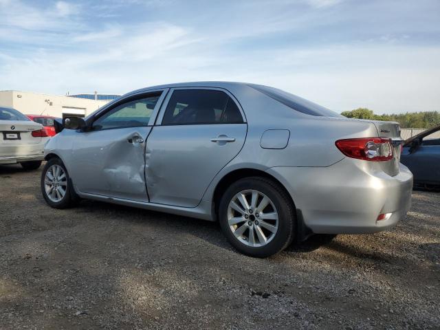2T1BU4EE0BC733408 - 2011 TOYOTA COROLLA BASE SILVER photo 2