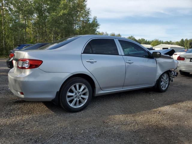 2T1BU4EE0BC733408 - 2011 TOYOTA COROLLA BASE SILVER photo 3