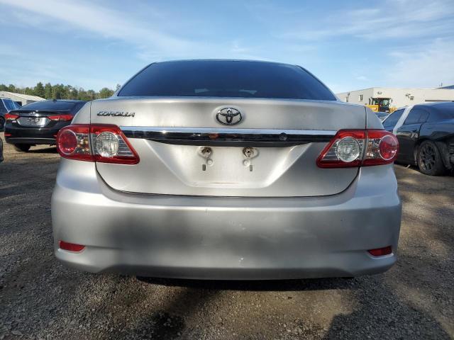 2T1BU4EE0BC733408 - 2011 TOYOTA COROLLA BASE SILVER photo 6