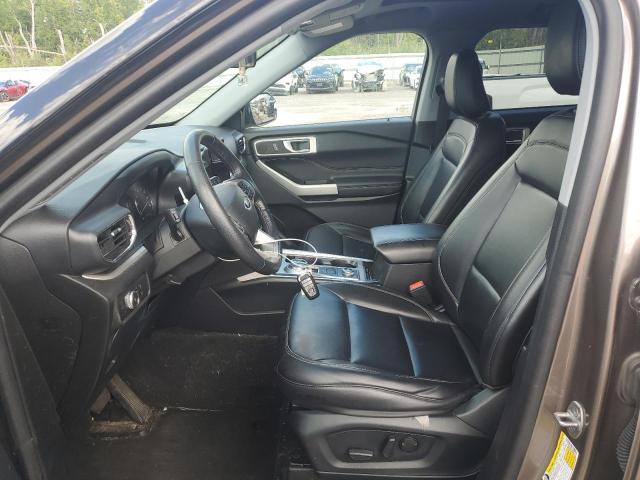 1FMSK8DH7MGB92320 - 2021 FORD EXPLORER XLT BROWN photo 7