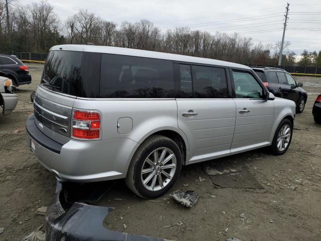 2FMGK5D82KBA36162 - 2019 FORD FLEX LIMITED SILVER photo 3