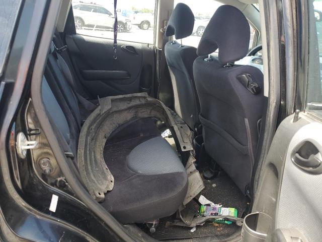 JHMGD386X7S006057 - 2007 HONDA FIT S BLACK photo 10