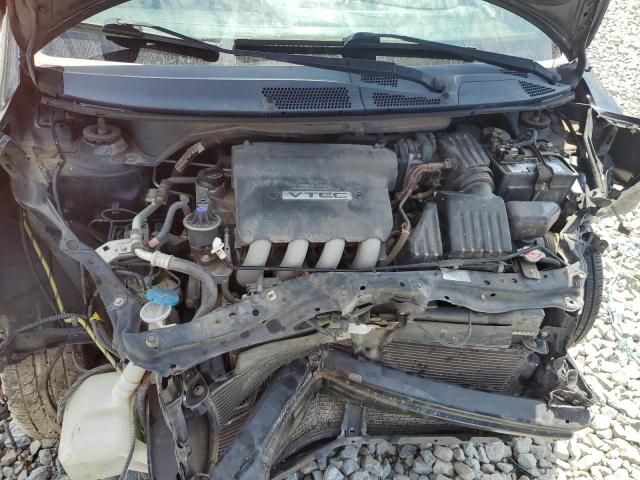 JHMGD386X7S006057 - 2007 HONDA FIT S BLACK photo 11