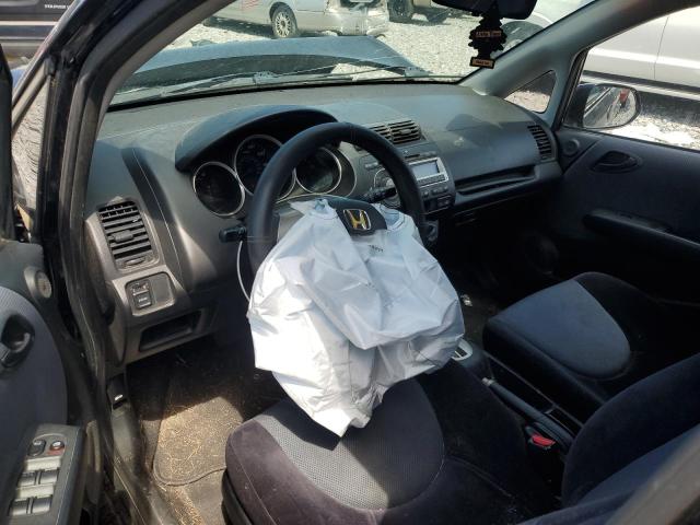 JHMGD386X7S006057 - 2007 HONDA FIT S BLACK photo 8