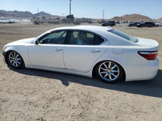 JTHBL46FX75046451 - 2007 LEXUS LS 460 WHITE photo 2