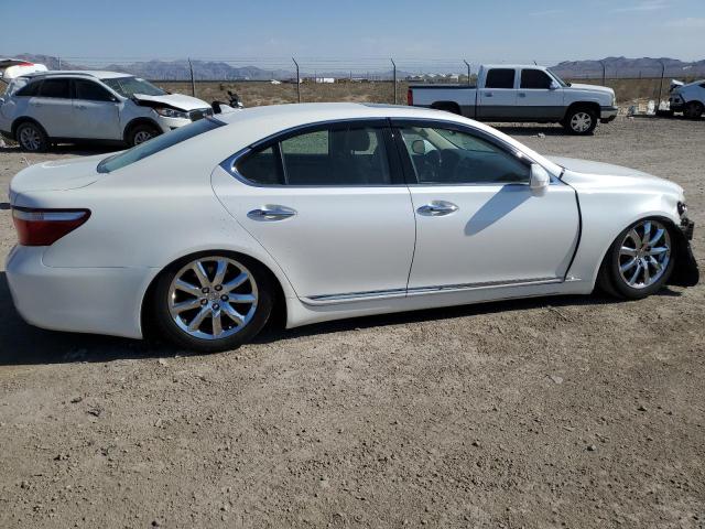 JTHBL46FX75046451 - 2007 LEXUS LS 460 WHITE photo 3