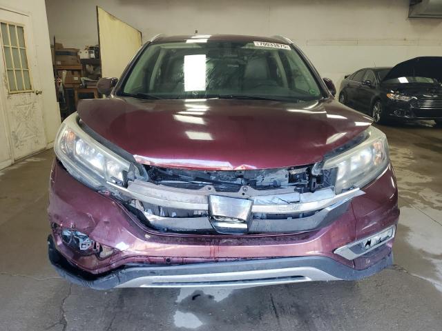5J6RM4H70GL010311 - 2016 HONDA CR-V EXL MAROON photo 5