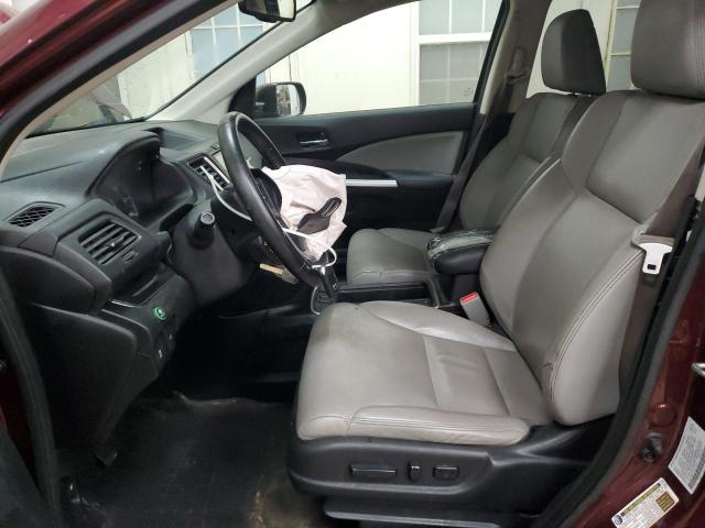 5J6RM4H70GL010311 - 2016 HONDA CR-V EXL MAROON photo 7