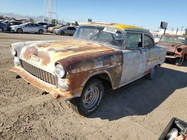 VB55L070739 - 1955 CHEVROLET BEL-AIR GRAY photo 1