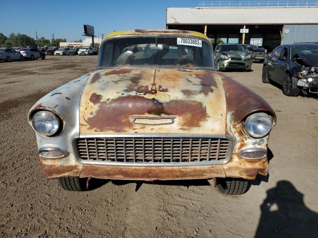 VB55L070739 - 1955 CHEVROLET BEL-AIR GRAY photo 5