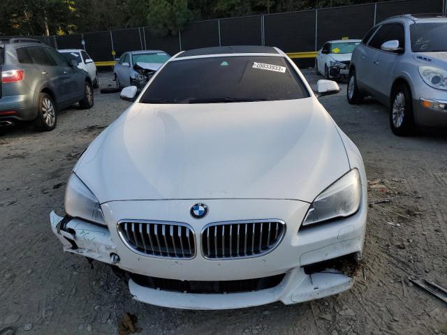 WBA6D4C52GD977296 - 2016 BMW 650 I GRAN COUPE WHITE photo 5