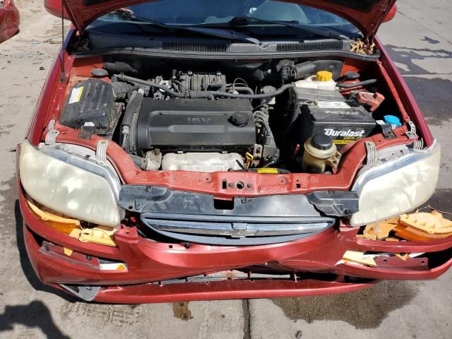 KL1TD56686B664903 - 2006 CHEVROLET AVEO BASE Qırmızı foto 11