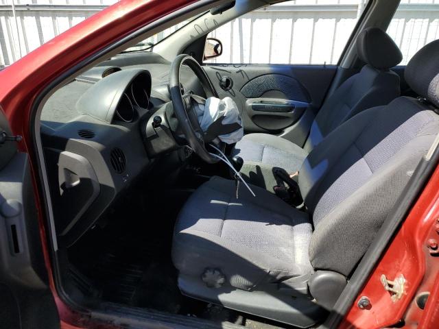 KL1TD56686B664903 - 2006 CHEVROLET AVEO BASE Qırmızı foto 7