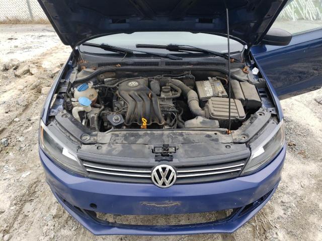 3VW1K7AJ0BM105908 - 2011 VOLKSWAGEN JETTA BASE 蓝色 照片 11