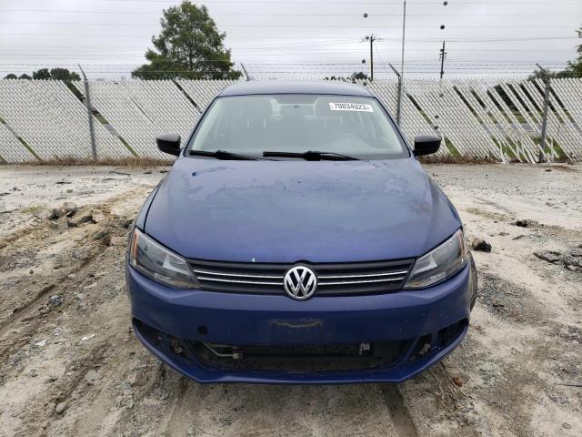 3VW1K7AJ0BM105908 - 2011 VOLKSWAGEN JETTA BASE 蓝色 照片 5