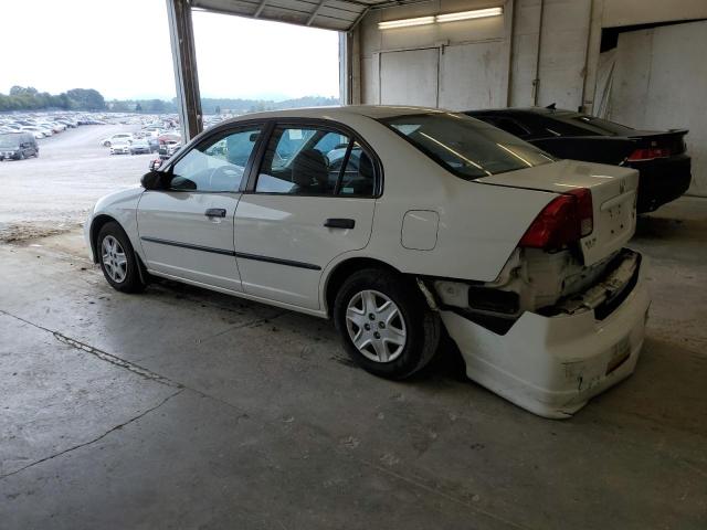 1HGES16374L007198 - 2004 HONDA CIVIC DX VP WHITE photo 2