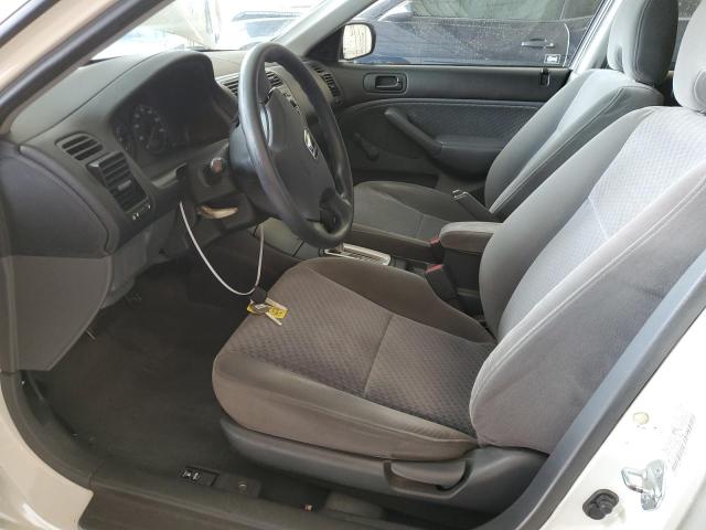 1HGES16374L007198 - 2004 HONDA CIVIC DX VP WHITE photo 7
