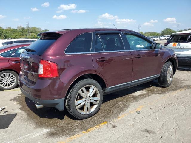 2FMDK3KC7BBB06639 - 2011 FORD EDGE LIMITED BURGUNDY photo 3