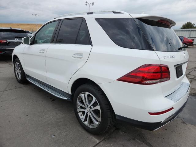 4JGDA5HB1GA639201 - 2016 MERCEDES-BENZ GLE 350 4MATIC WHITE photo 2