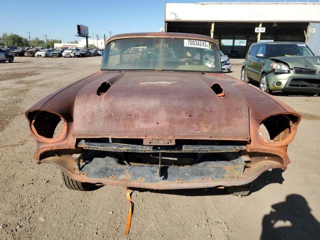 VC57L154585 - 1957 CHEVROLET BEL AIR BROWN photo 5