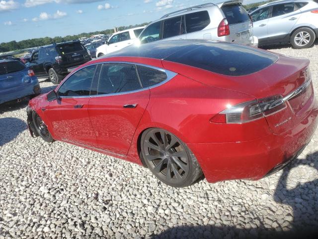 5YJSA1E29HF190321 - 2017 TESLA MODEL S Qırmızı foto 2