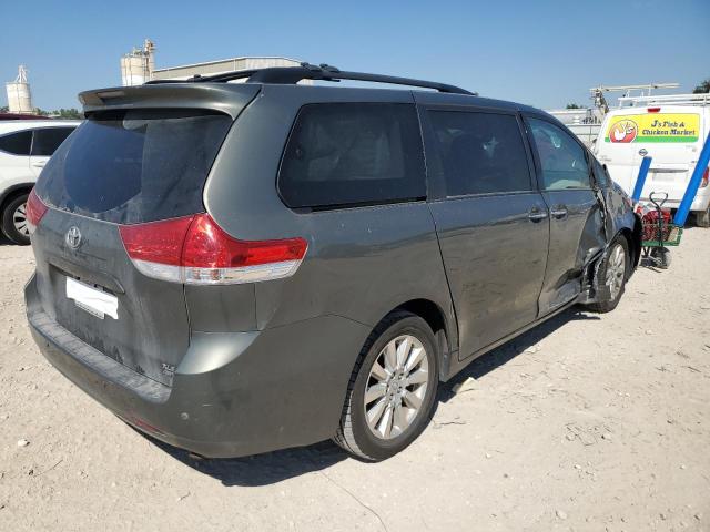5TDDK3DC3BS005212 - 2011 TOYOTA SIENNA XLE GRAY photo 3