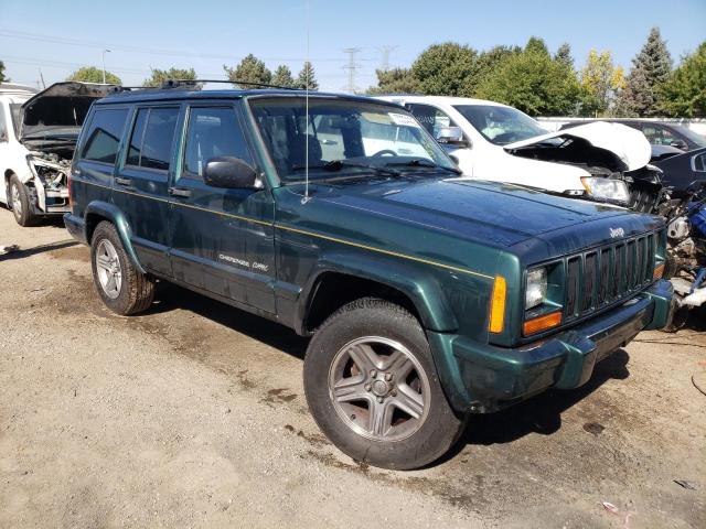 1J4FF58S0YL196277 - 2000 JEEP CHEROKEE CLASSIC GREEN photo 4