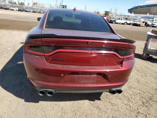 2C3CDXHG6JH179318 - 2018 DODGE CHARGER SXT PLUS BURGUNDY photo 6