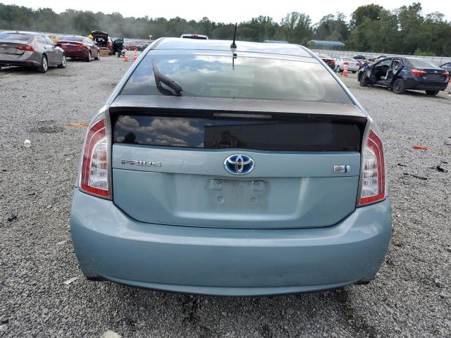 JTDKN3DUXE1738186 - 2014 TOYOTA PRIUS TURQUOISE photo 6