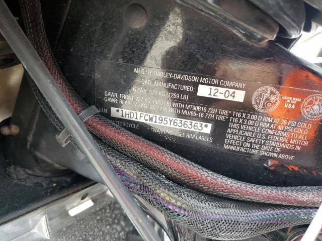 1HD1FCW195Y636363 - 2005 HARLEY-DAVIDSON FLHTCUI 棕色 照片 9