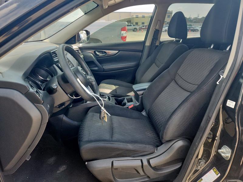 KNMAT2MT5HP616758 - 2017 NISSAN ROGUE S BLACK photo 7