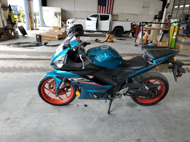 MH3RH18Y9MK007346 - 2021 YAMAHA YZFR3 A TEAL photo 3