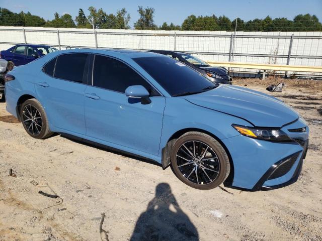 4T1T11AK2PU126679 - 2023 TOYOTA CAMRY SE NIGHT SHADE BLUE photo 4