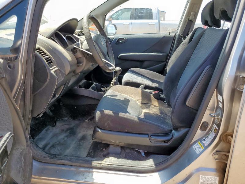 JHMGD37668S055484 - 2008 HONDA FIT SPORT SILVER photo 7