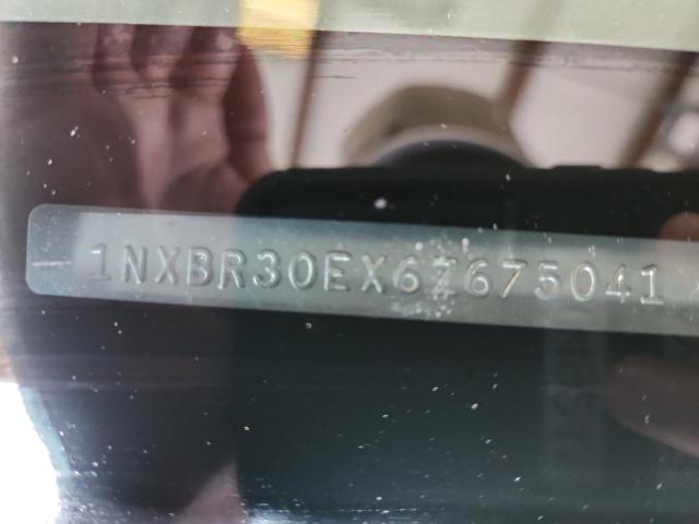 1NXBR30EX6Z675041 - 2006 TOYOTA COROLLA CE ნაცრისფერი ფოტო 12