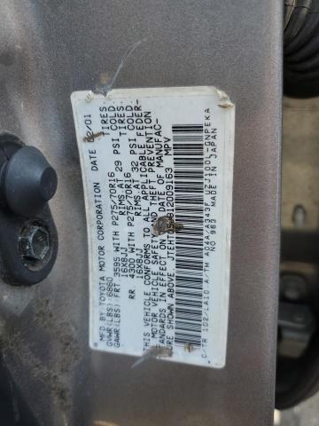 JTEHT05J912009163 - 2001 TOYOTA LAND CRUIS SILVER photo 13