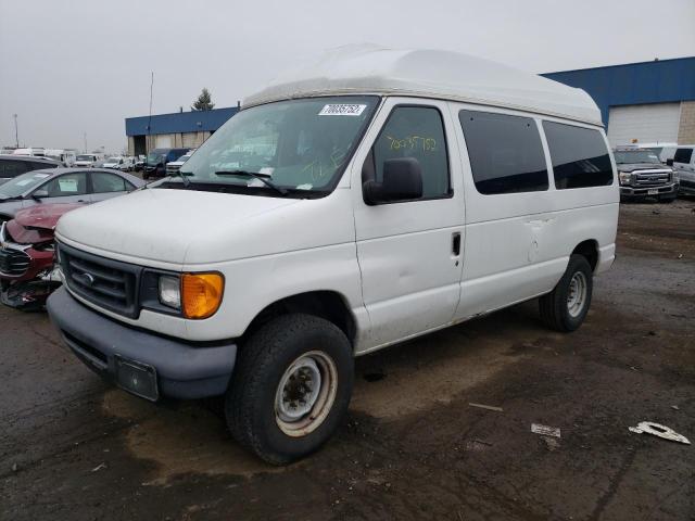 1FTNE24W66HB07615 - 2006 FORD ECONOLINE WHITE photo 1