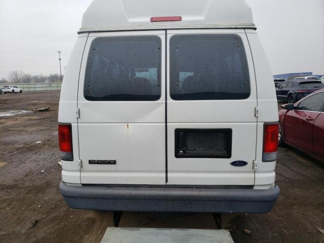 1FTNE24W66HB07615 - 2006 FORD ECONOLINE WHITE photo 6