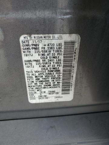 JN8AT2MV2JW309873 - 2018 NISSAN ROGUE S Silber Foto 14