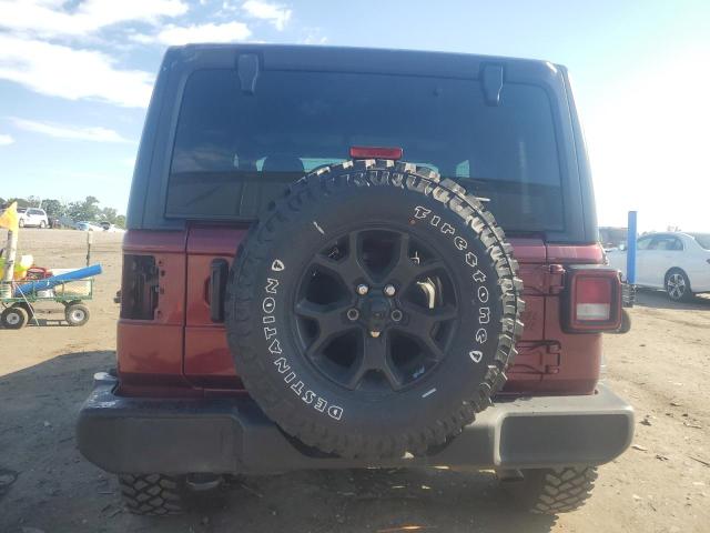 1C4GJXAG0MW840024 - 2021 JEEP WRANGLER SPORT Bordo foto 6