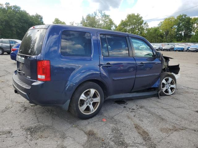 5FNYF4H59EB042166 - 2014 HONDA PILOT EXL BLUE photo 3
