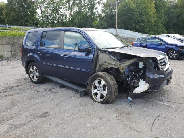 5FNYF4H59EB042166 - 2014 HONDA PILOT EXL BLUE photo 4