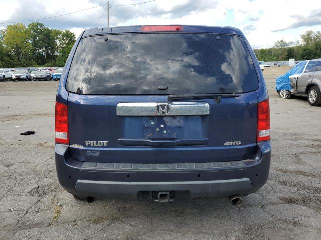 5FNYF4H59EB042166 - 2014 HONDA PILOT EXL BLUE photo 6