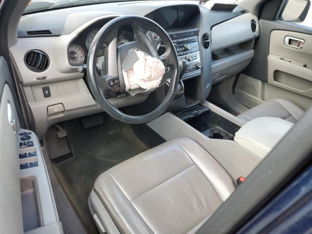 5FNYF4H59EB042166 - 2014 HONDA PILOT EXL BLUE photo 8